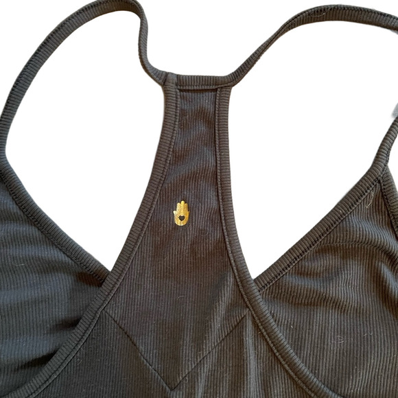 Spiritual Gangster made in USA sexy black harem romper with pockets - Picture 6 of 15